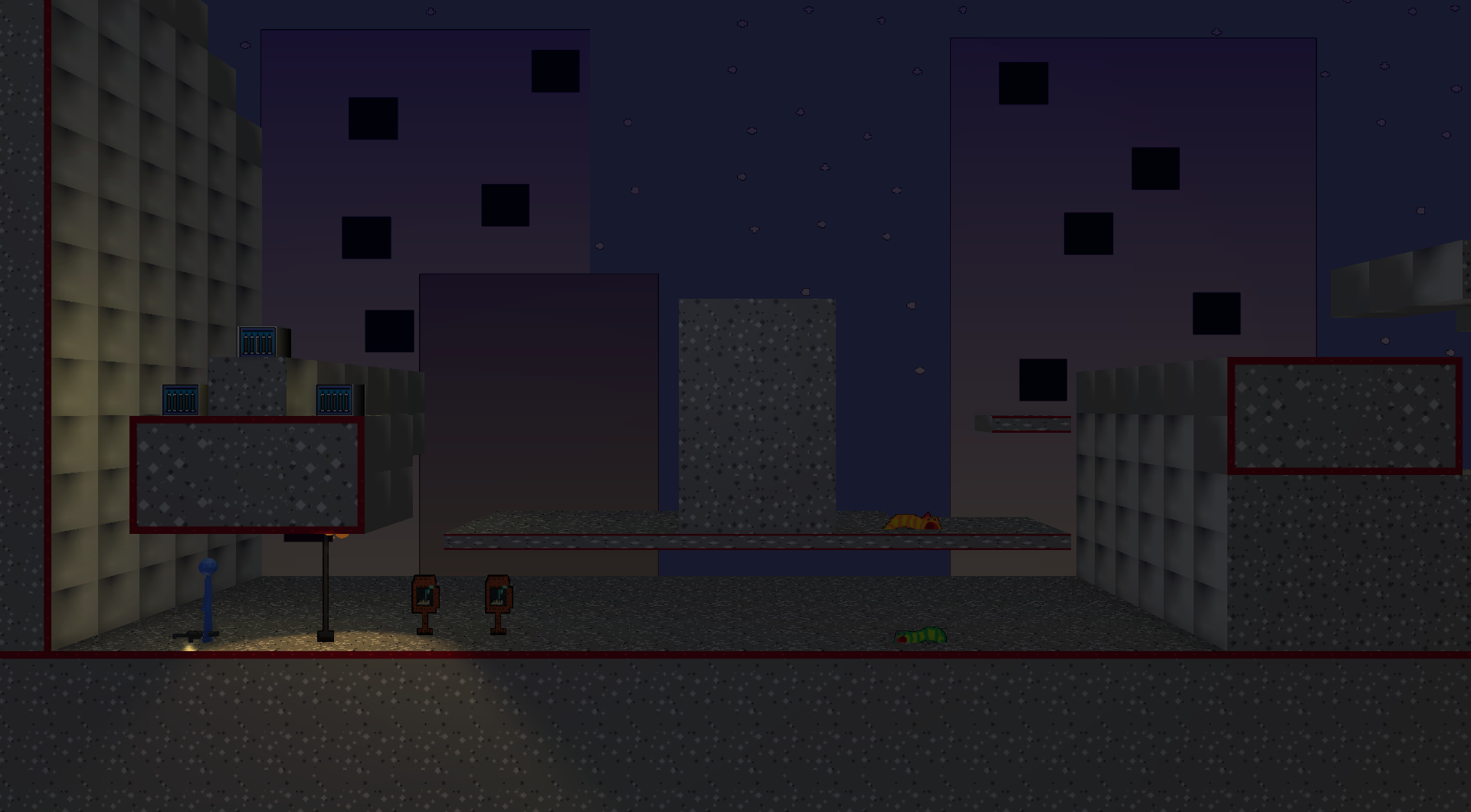 City night biome, development capture.